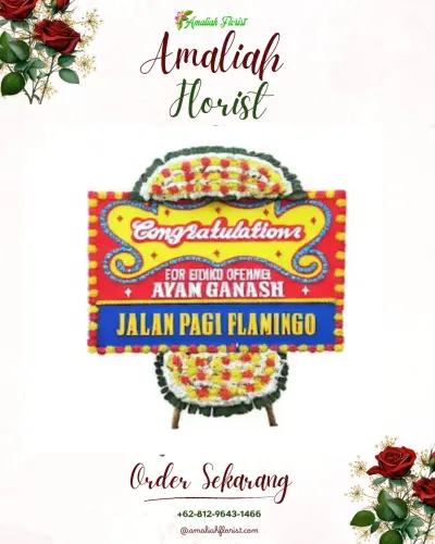 Bunga Papan Congratulation di Diwak